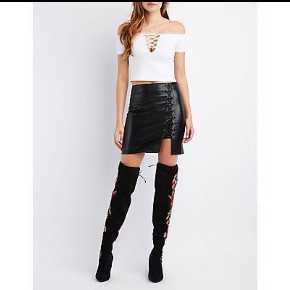✨LAST ONES✨embroidered over the knee boots - Picture 7 of 8